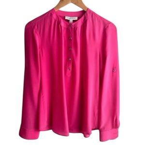 Banana Republic 100% Silk Long Sleeve Shirt